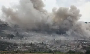 Lebanon says Israeli army set off large explosion in south