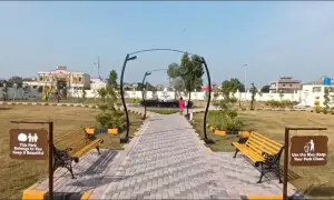 Shujaat Hussain park opens in Kunjah