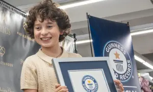 10-year-old fashion prodigy Max Alexander sets two new world records with September show