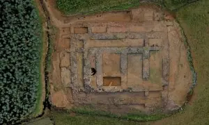 Archaeologists discover ancient structure at Jandial in KP near Sirkap