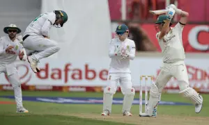 Australia fight back against SA on curtailed first day