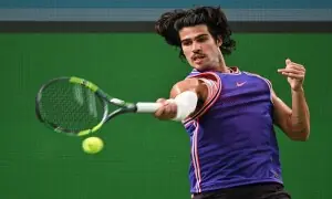 Carlos Alcaraz through in straight sets on Shanghai Masters opener