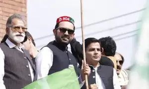 In leading PTI march, Sohail Afridi has taken perhaps the biggest risk of his political career