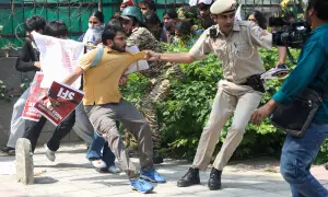 India's Cockroach Janta Party says thousands detained during New Delhi protest against CEC