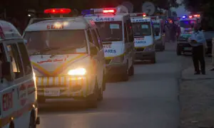 Newborn dead, seven injured after van falls into canal near Jaranwala