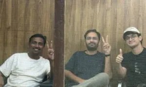 Top leaders of India's Cockroach Janta Party sent to jail after protest