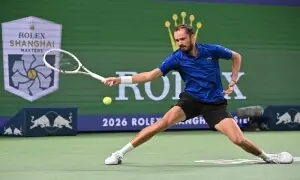 Medvedev sees off Tsitsipas to reach Shanghai Masters quarters