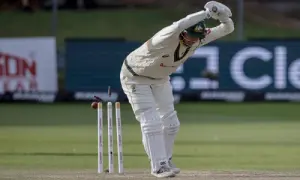 South Africa need six wickets after Australia follow on to level Test series
