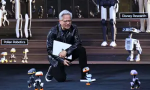 Nvidia boss criticises 'cheap' AI doomsday warnings