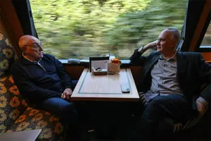 French, Japanese authors try to write novel on one-day train ride