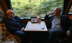 French, Japanese authors try to write novel on one-day train ride