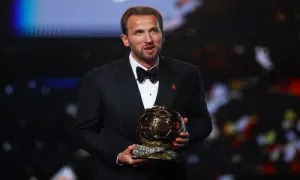 England forward Kane crowned Ballon d'Or winner, Putellas wins women's award