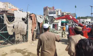 Dir traders stage protest as anti-encroachment drive continues Dir traders stage protest as anti-encroachment drive continues
