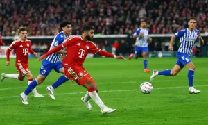 Harry Kane watches as Bayern cruise into German Cup last 16