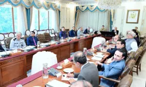 Meeting regarding the expansion of airports in the country's major cities held on Oct 29 under PM Shehbaz Sharif's chairmanship. — X/@PakPMO