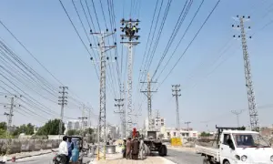 Commuters risk life and limb as poles not removed from middle of road in Hyderabad