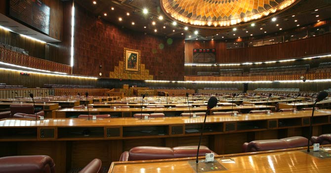 قومی اسمبلی کا ایک منظر۔ فائل تصویر