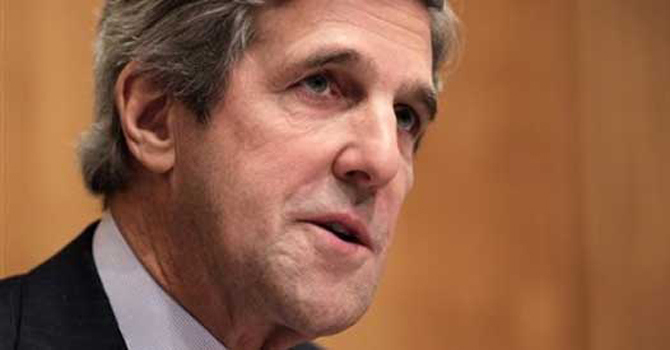 امریکی وزیر خارجہ جان کیری اے پی فوٹو۔۔۔۔