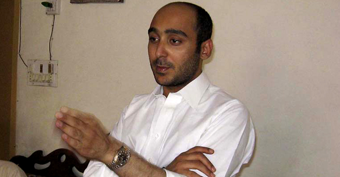 سابق وزیرِاعظم یوسف رضا گیلانی کے بیٹے علی حیدر گیلانی—فائل فوٹو