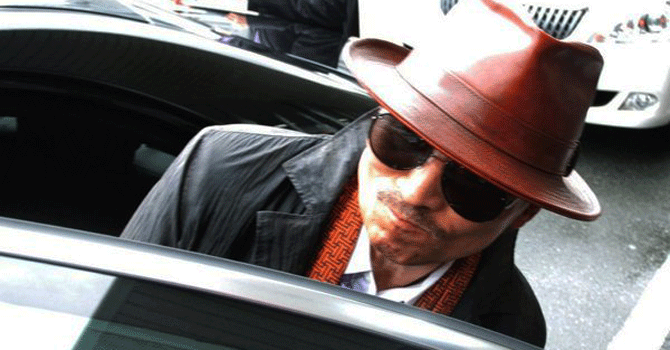 منظم جرائم پیشہ گروہ یامی گوچی گومی کا ایک نماّندہ۔- آن لائن فوٹو