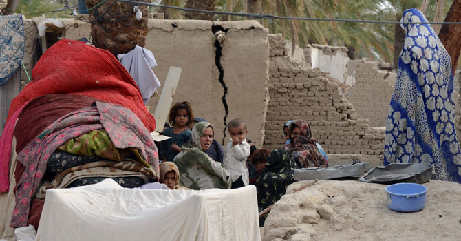 بلوچستان میں زلزلے سے 238 ہلاکتیں